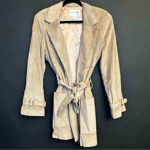 Oscar de la Renta Beige Trench Coat